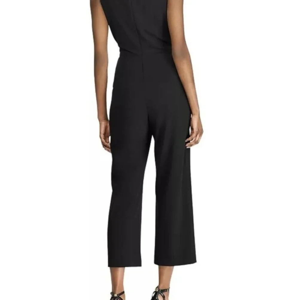 Lauren Ralph Lauren Navy Blue Wide Leg Comfortable Jumpsuit Womens Size XL - Picture 1 of 6